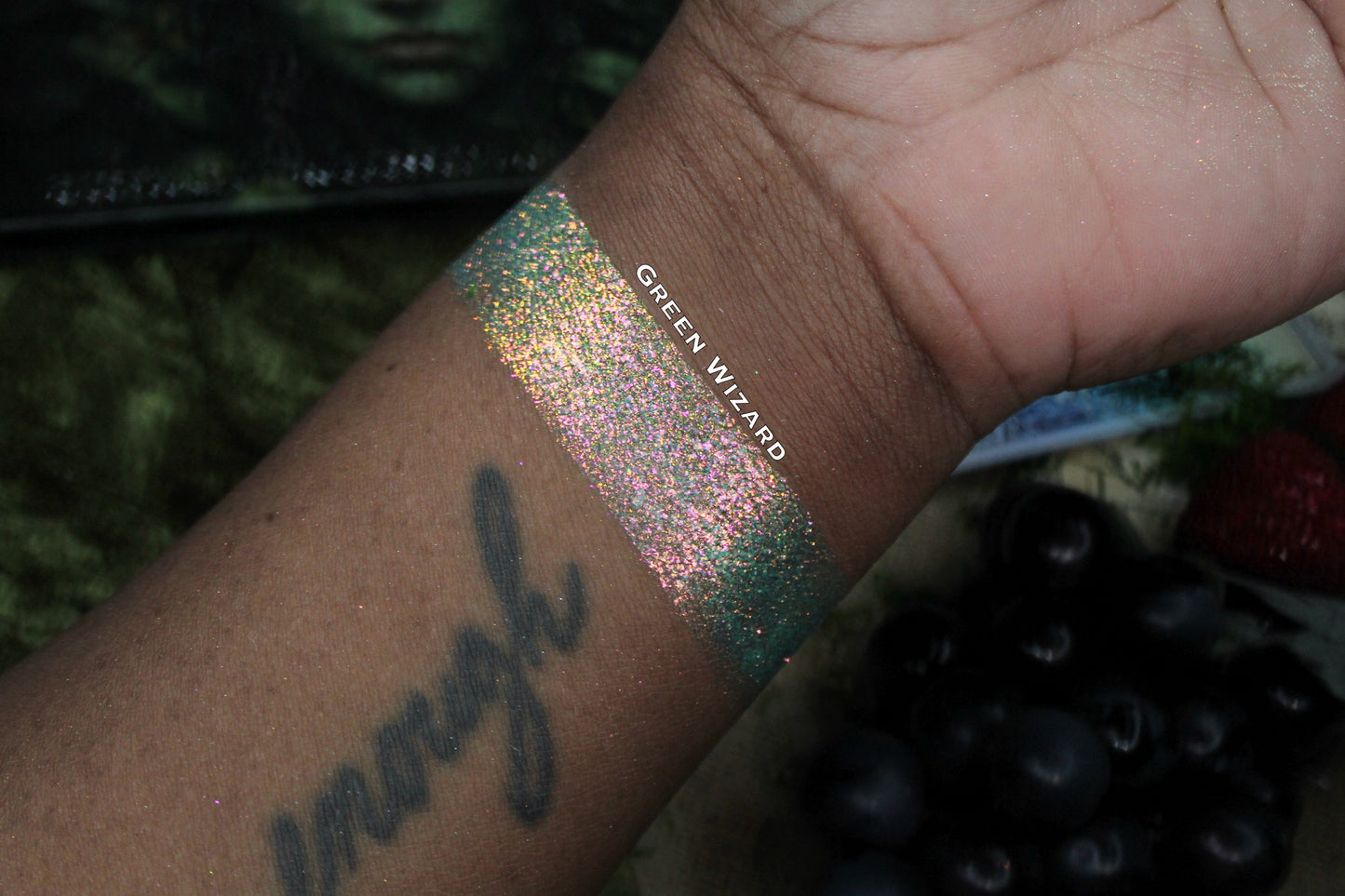 Green Wizard Multi-Chrome Loose Pigment