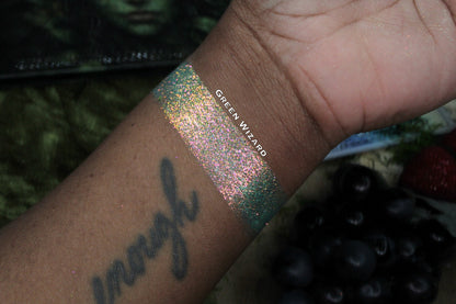 Green Wizard Multi-Chrome Loose Pigment