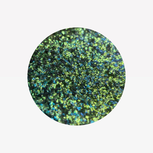 Green Goddess: Water Multi-Chrome Pressed Pigment Single