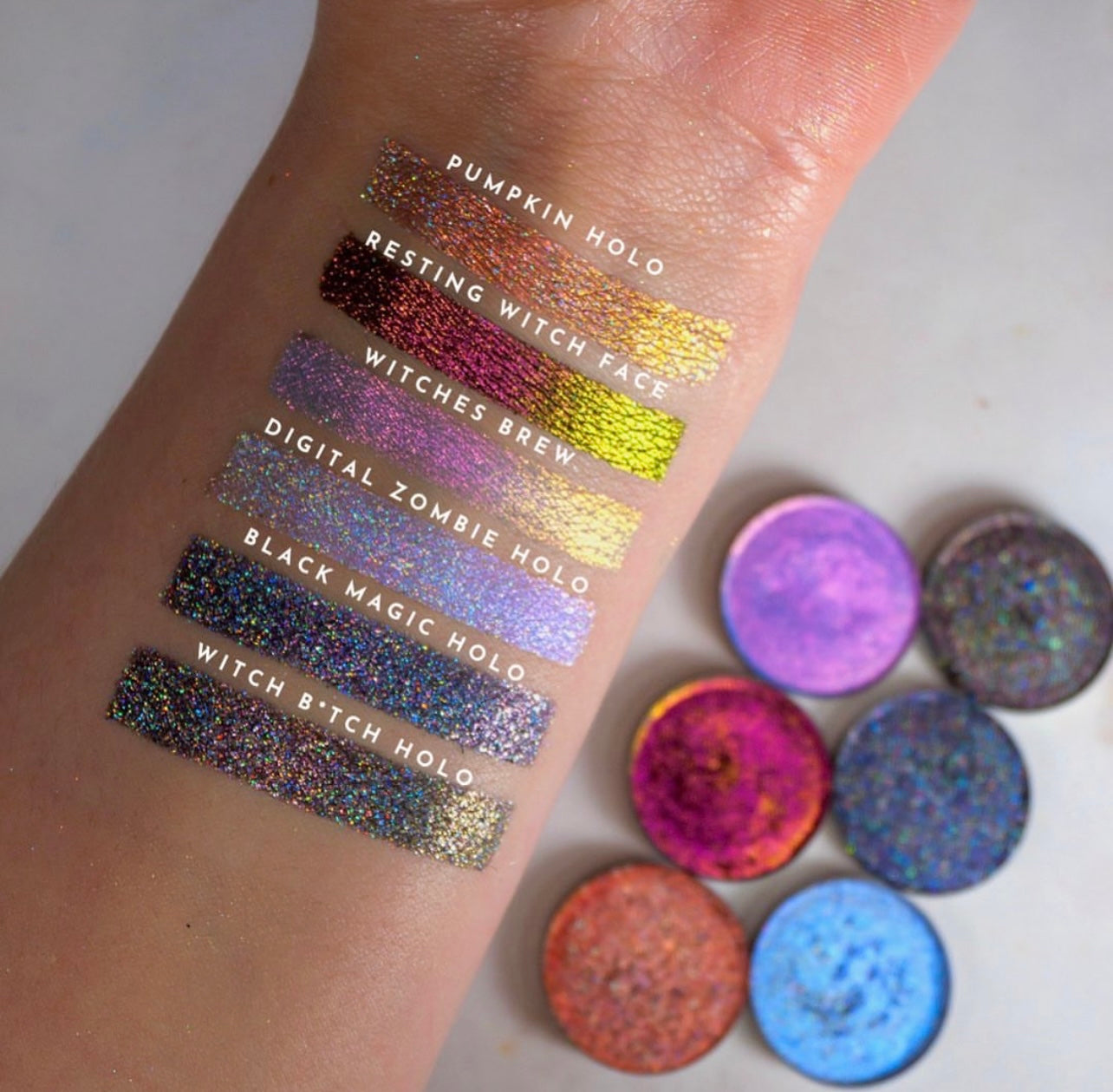 Digital Zombie Holo-Chrome Pressed Pigment Single