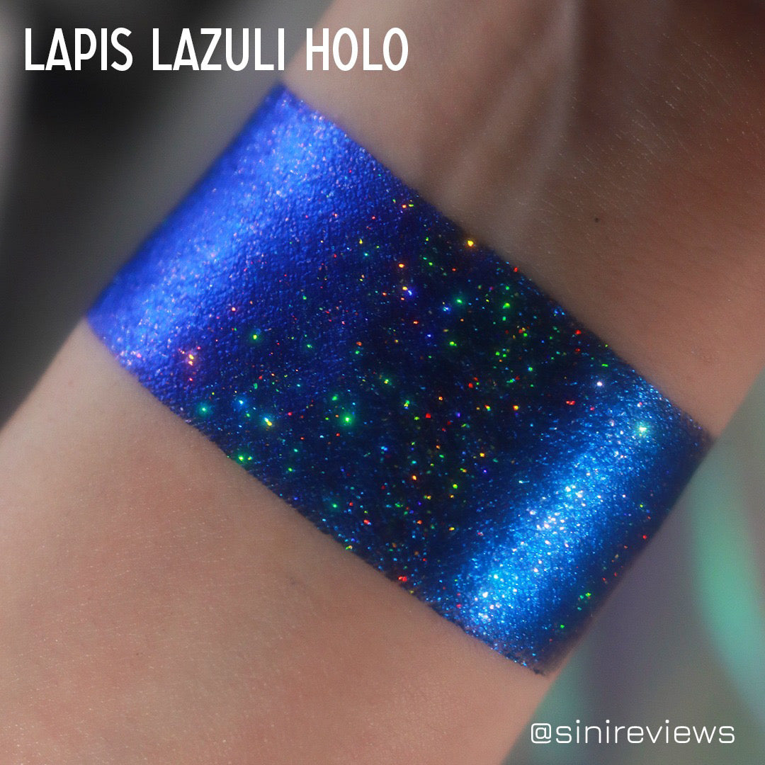 Lapis Lazuli Holo-Chrome Pressed Pigment Single