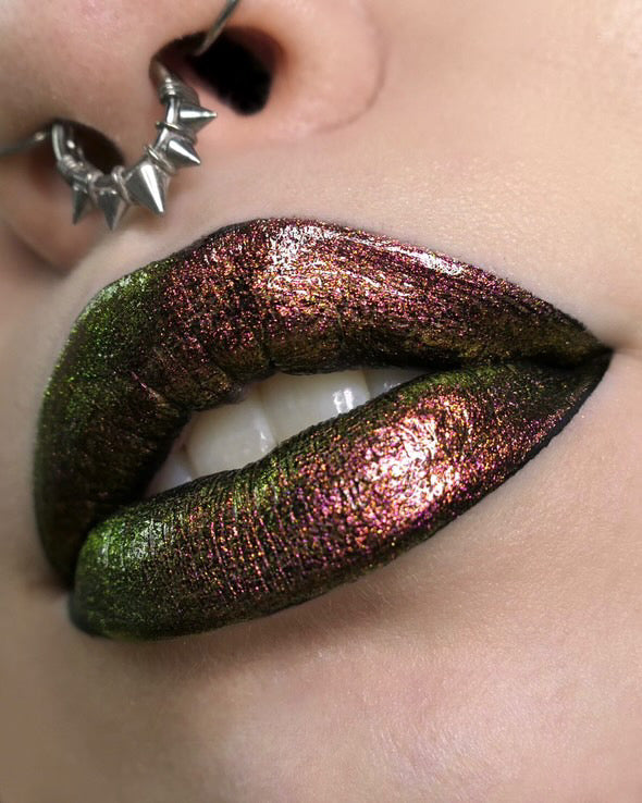 Multi-Chrome Lip Dewy Gloss- Green Goddess