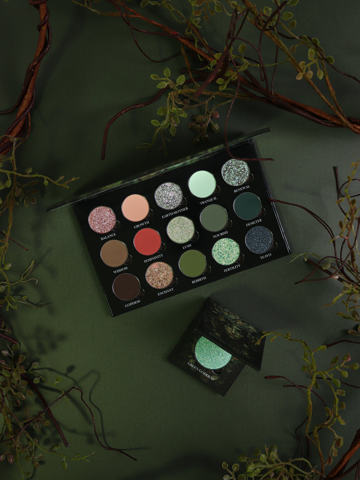 Green Goddess Magnetic Palette