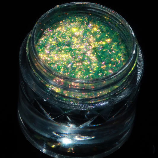 Green Wizard Multi-Chrome Loose Pigment