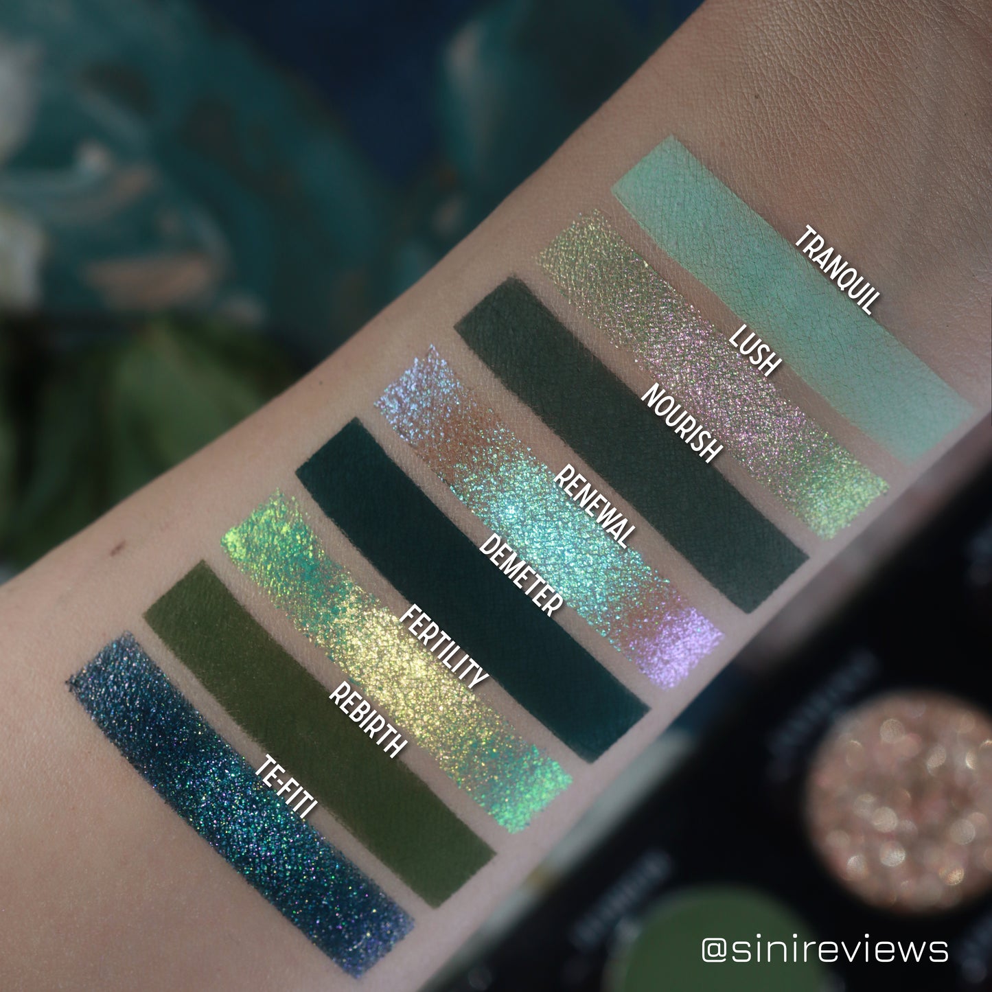 Green Goddess Magnetic Palette