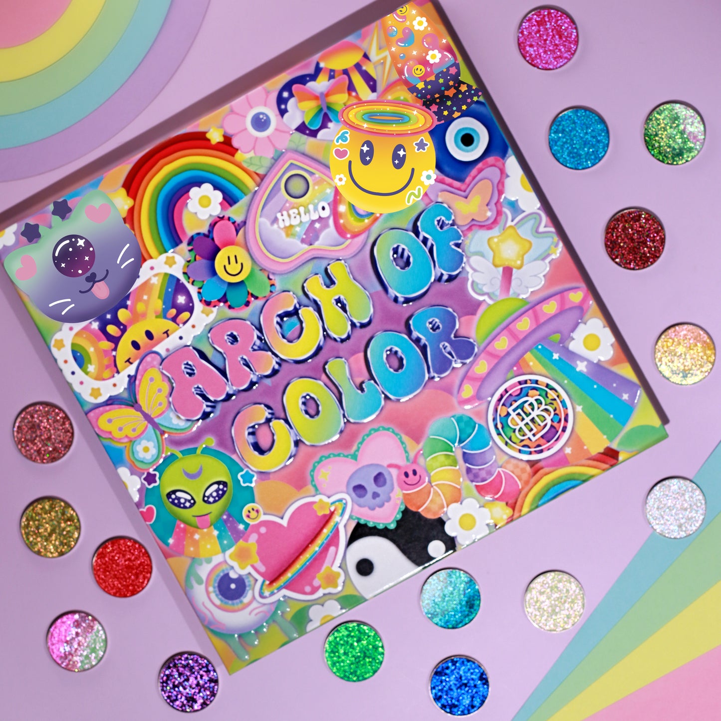 Arch of Color Magnetic Palette and Shimmer Singles Bundle