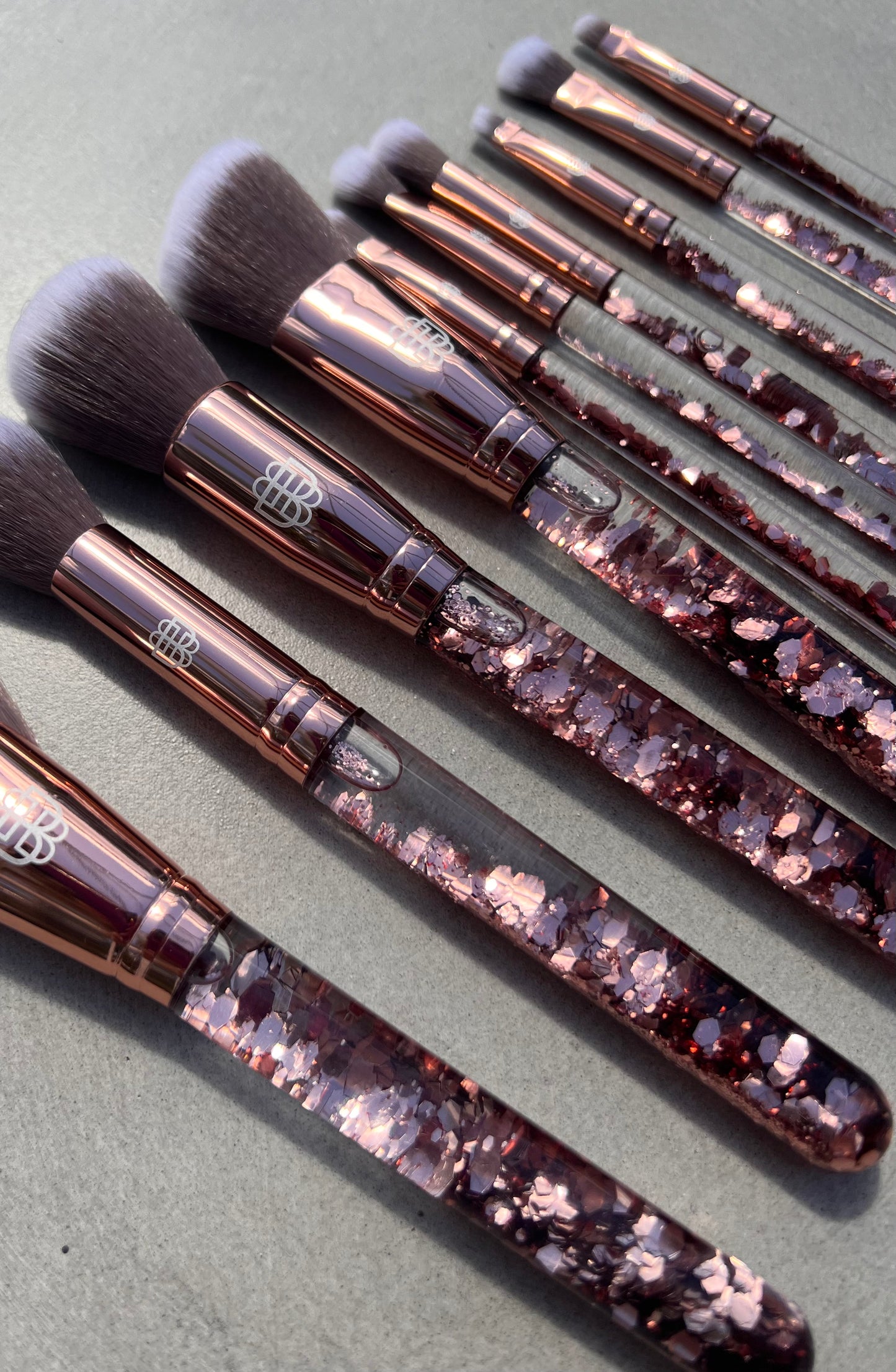 Rose Gold Wonder Wand 10 pc Makeup Brush Set